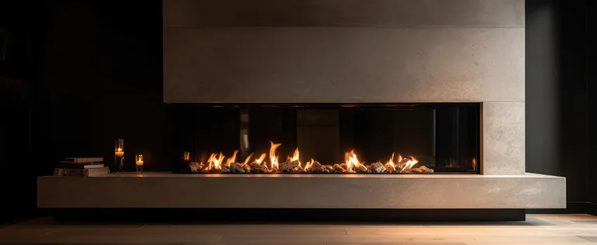 Gas Fireplace Ember Bed Design Services in Manhattan Beach, California