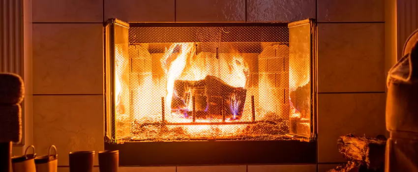 Mendota Hearth Landscape Fireplace Installation in Manhattan Beach, California
