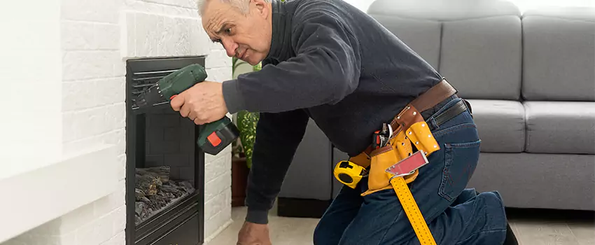 New Indoor Fireplace Installation in Manhattan Beach, California
