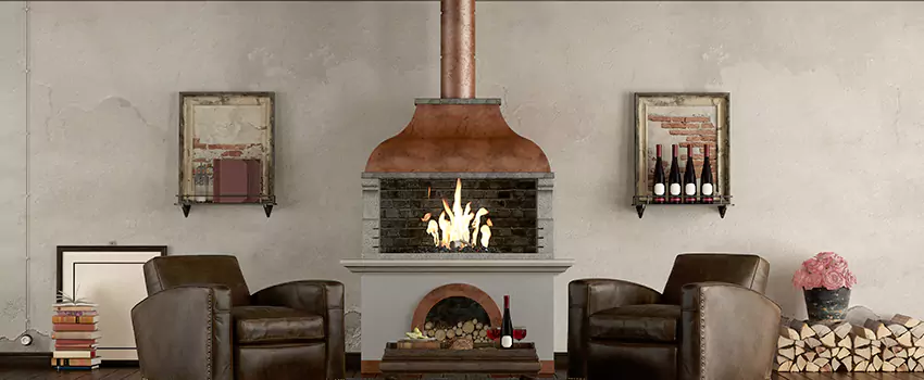 Thelin Hearth Products Providence Pellet Insert Fireplace Installation in Manhattan Beach, CA