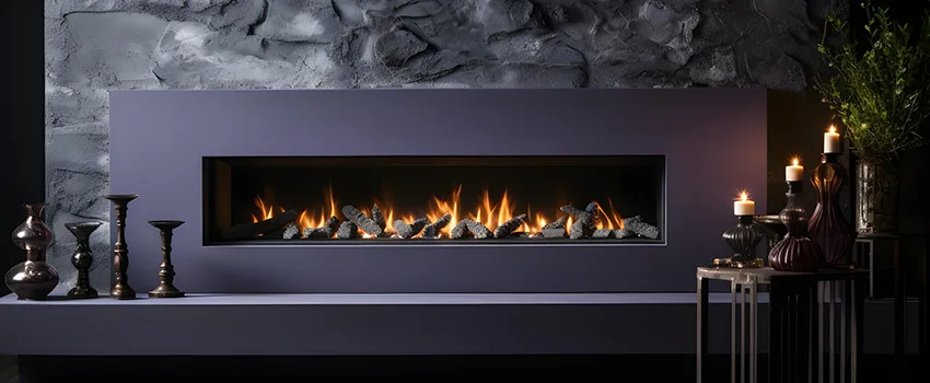Ember Bed for Ventless Gas Fireplace in Manhattan Beach, CA