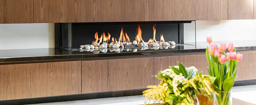 Double-height Fireplace Design Refurbishment in Manhattan Beach, California