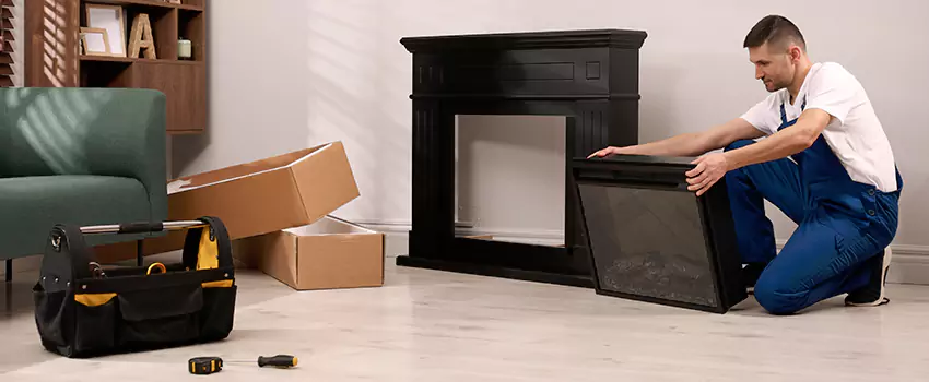 Old Rusted Metal Fireplace Repair And Replacement in Manhattan Beach, CA
